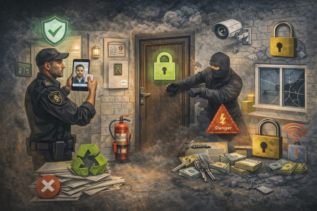 ۳۰ اشتباه امنیتی رایج در ساختمان‌ها و راهکارهای فوری اصلاح آنها