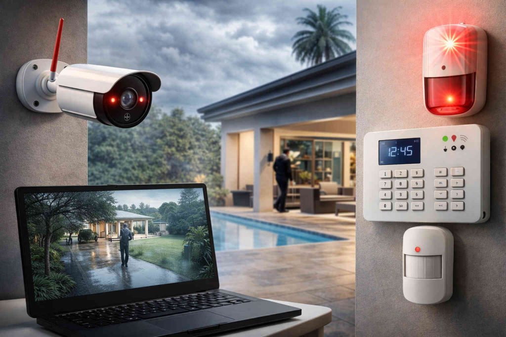 امنیت ویلا با اینترنت ضعیف: دوربین آفلاین یا دزدگیر؟