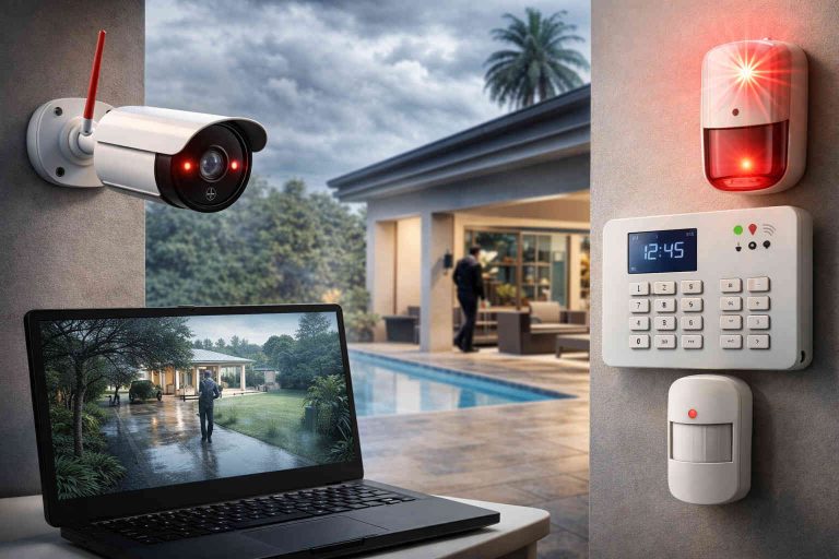 امنیت ویلا با اینترنت ضعیف: دوربین آفلاین یا دزدگیر؟