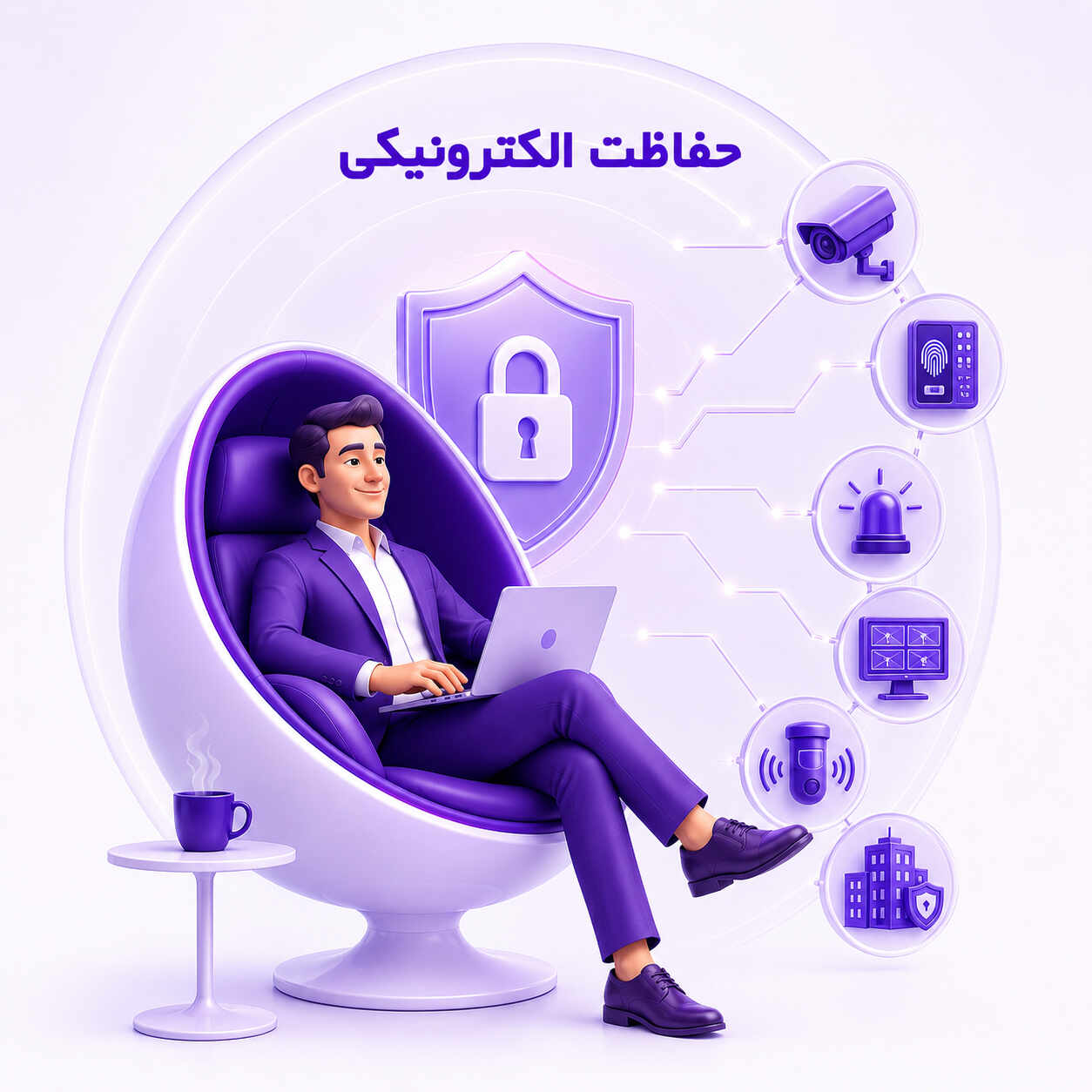 حفاظت الکترونیکی، دزدگیر و دوربین مداربسته یاس گارد