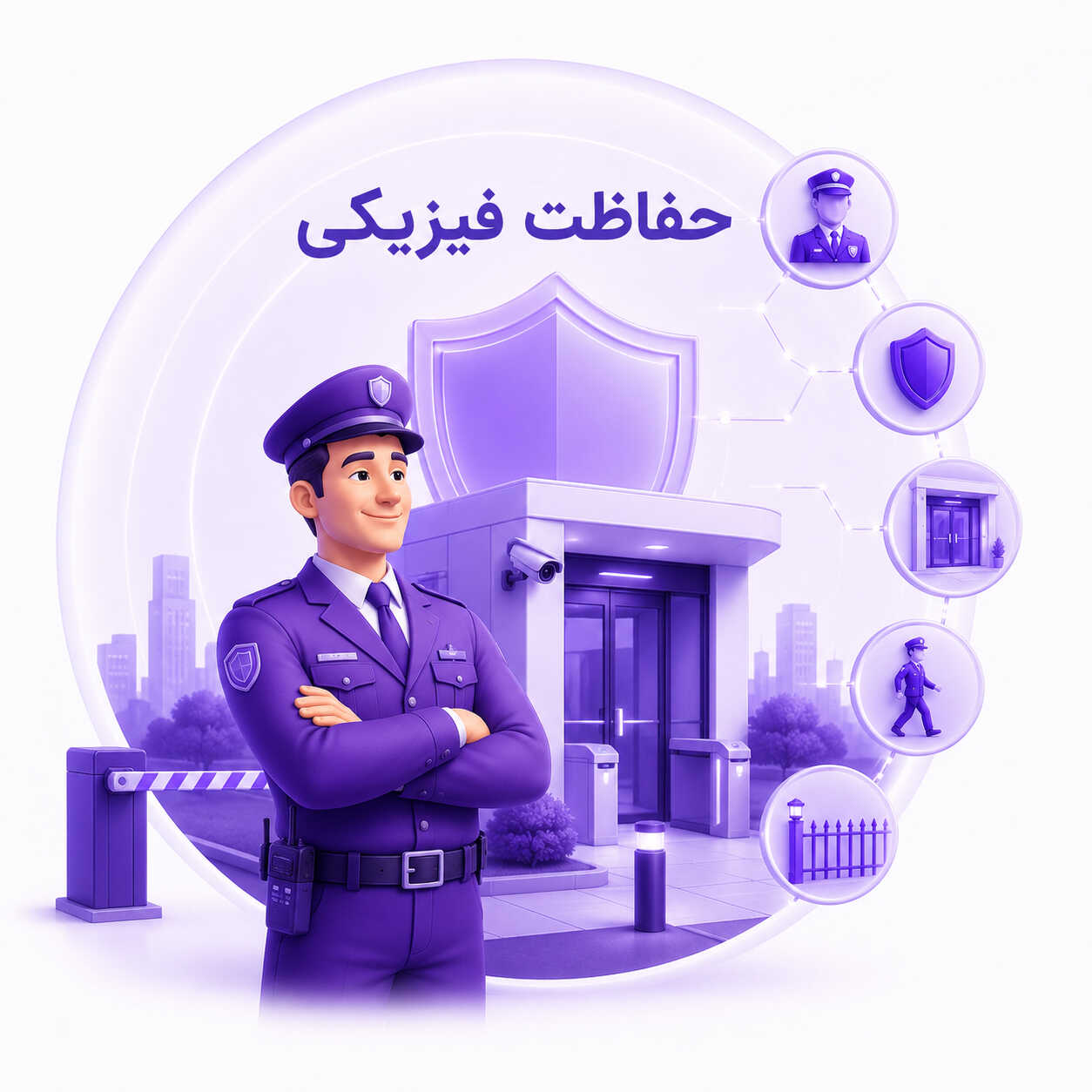 حفاظت فیزیکی، نگهبانی و کنترل تردد یاس گارد